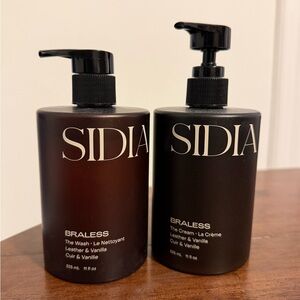 Sidia Braless Leather & Vanilla - Wash and Cream Set